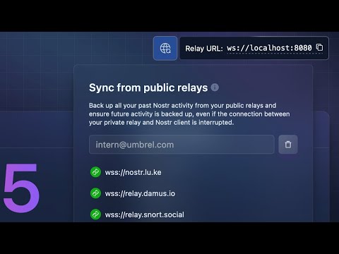 Backup from Public Relays with Nostr Relay on Umbrel video thumbnail