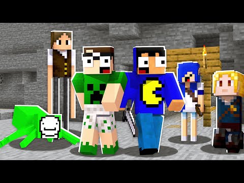 all YOUTUBERS became MOBS in Minecraft 😱