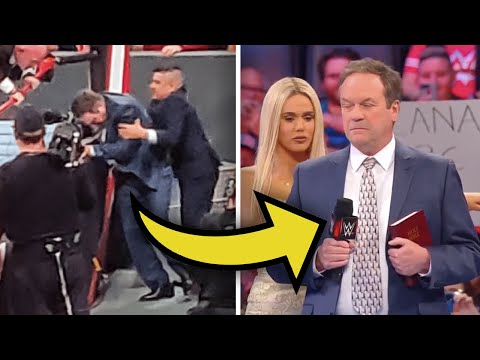 WWE Security Takes Out Actor Confused For Crazed Fan Charging The Ring