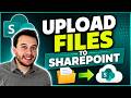 How To Upload Files To A SharePoint Site SharePoint File Management 2023 Tutorial