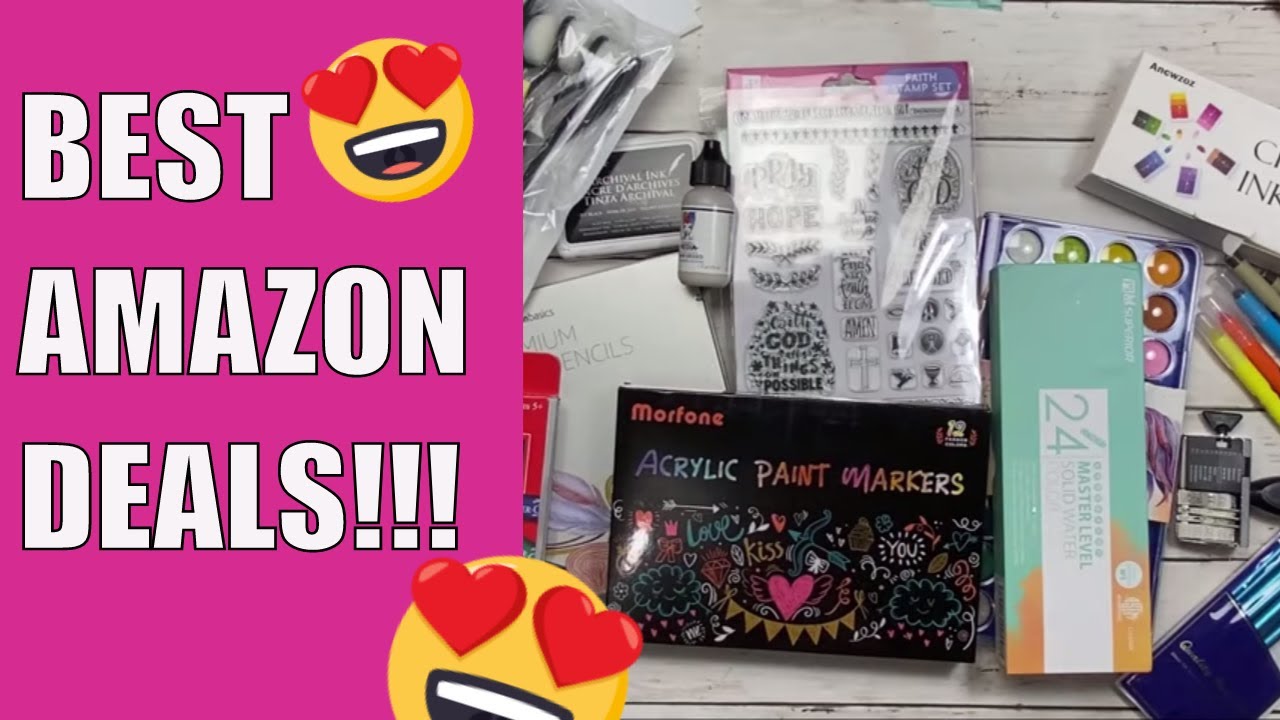 The BEST deals on Amazon for Bible Journaling, Crafting, Card Making, Stamping, and Art