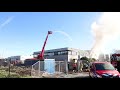 Grote brand op industrieterrein in Tiel