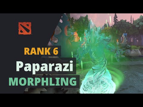 Paparazi (Rank 6) plays Morphling Dota 2 Full Game