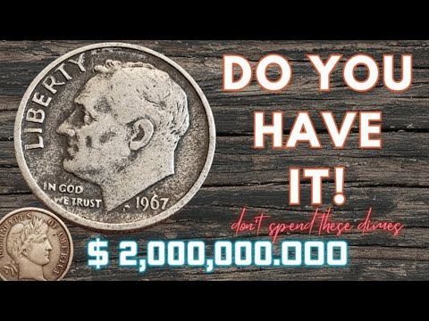 20 DIME COINS WORTH A FORTUNE!!