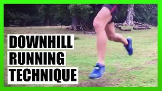 Run DOWNHILL without wrecking your knees
