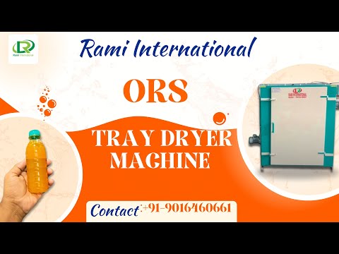 ORS Powder Tray Dryer video thumbnail