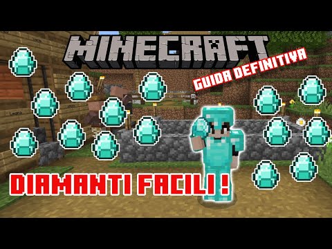 The FASTEST way to farm diamonds on Bedrock! || Minecraft ITA 4K