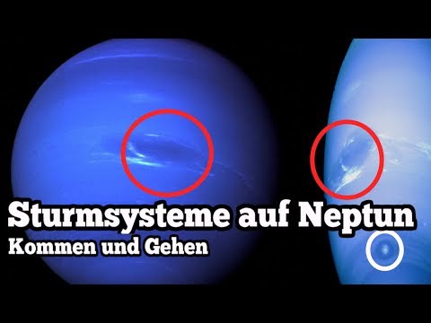 Das Kommen und Gehen der Sturmsysteme auf Neptun