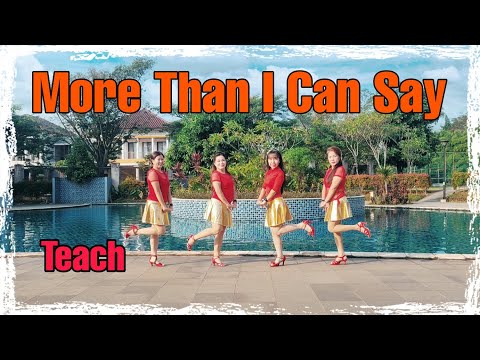 💕More Than I Can Say Line Dance (Teach)