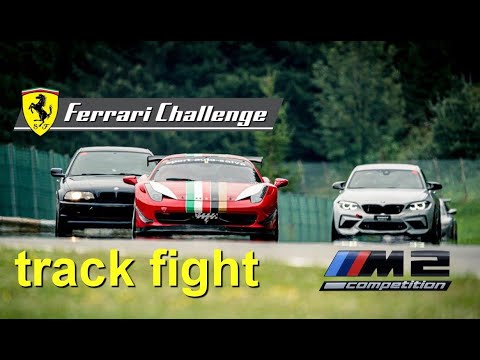 Ferrari 458 Challenge vs. BMW M2 Competition by trackparts.ch - Salzburgring by Racebox.ch