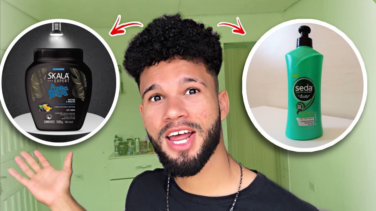 OS MELHORES CREMES PARA CABELOS CRESPOS E CACHEADOS | testados e aprovados - Raphael Lorranh