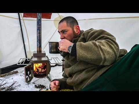 SNOWTREKKER CANVAS WALL TENT, GSTOVE | 30 MINUTE SETUP, REVIEW