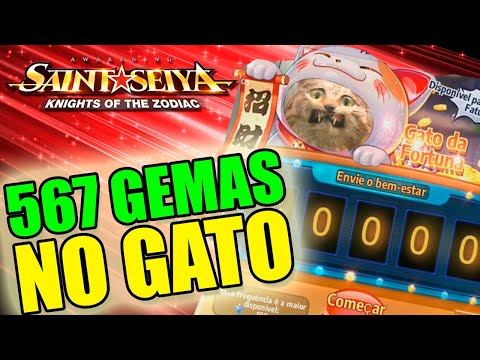 TORREI TUDO NO GATO DA FORTUNA!! SAINT SEIYA AWAKENING