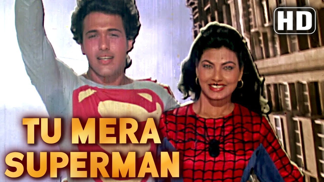 Tu Mera Superman Lyrics  | Dariya Dil | Govinda, Kimi Katkar | Mohammed Aziz, Sadhana Sargam | Rajesh Roshan