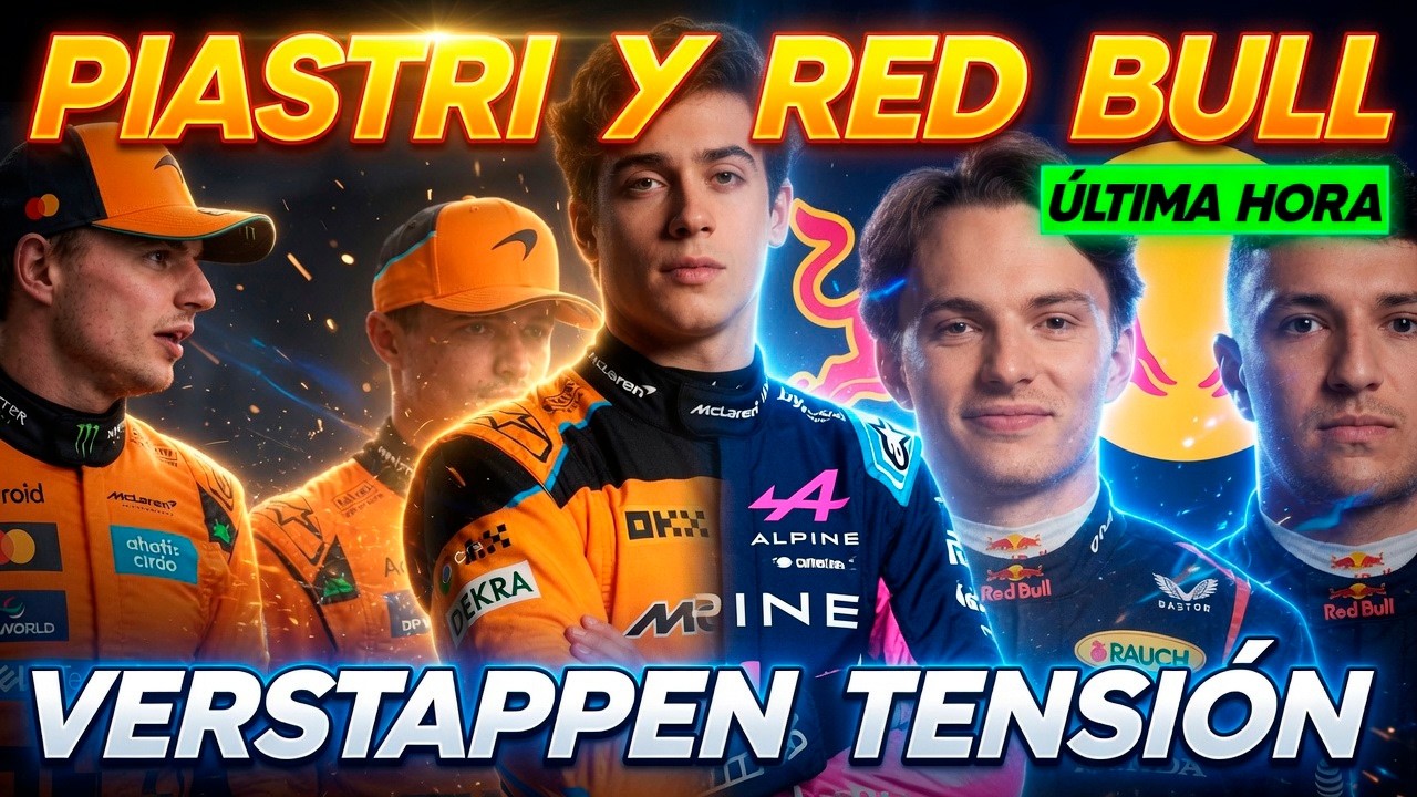 ¿ESTA YA ATADO COLAPINTO?, VERSTAPPEN TENSIÓN AL ALZA, MCLAREN O SABÁTICO, PIASTRI Y RED BULL F1