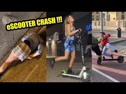 Electric Scooter Fail Compilation 2024  | The Knees - untouchable