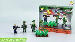 Cobi 2047 3 figurky s doplňky Vietnamská válka