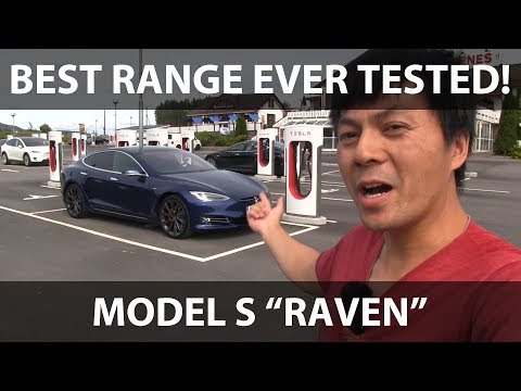  Tesla Model S Performance range test video