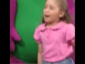 Barney S Tummy On Emily Legs
