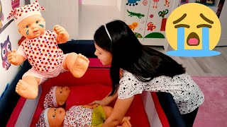 LEARN COLORS WITH THE  CUTE SLEEPLESS BABIES - THE MAGICAL NIGHT OF THE MOTHER P2