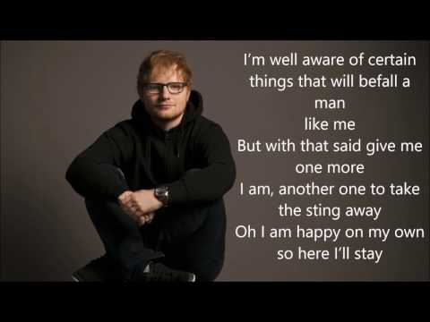 Ed Sheeran - Eraser [LYRICS]