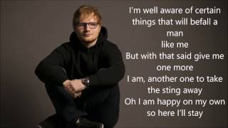 Ed Sheeran - Eraser [LYRICS]