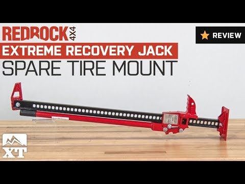 Jeep Wrangler RedRock 4x4 Recovery Jack Spare Tire Mount (1987-2017 YJ, TJ, JK) Review