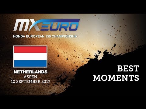 Honda EMX150 Race2 Best Moments - MXGP of Netherlands 2017