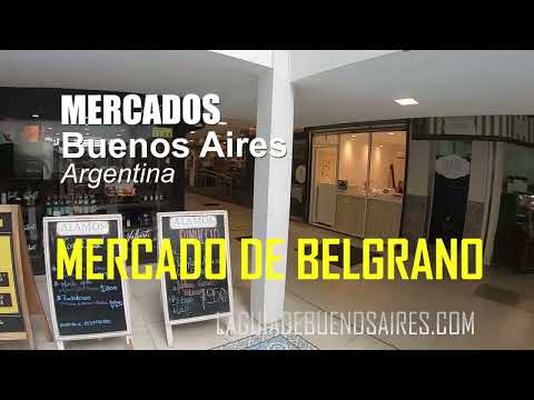 Recorremos el mercado de Belgrano