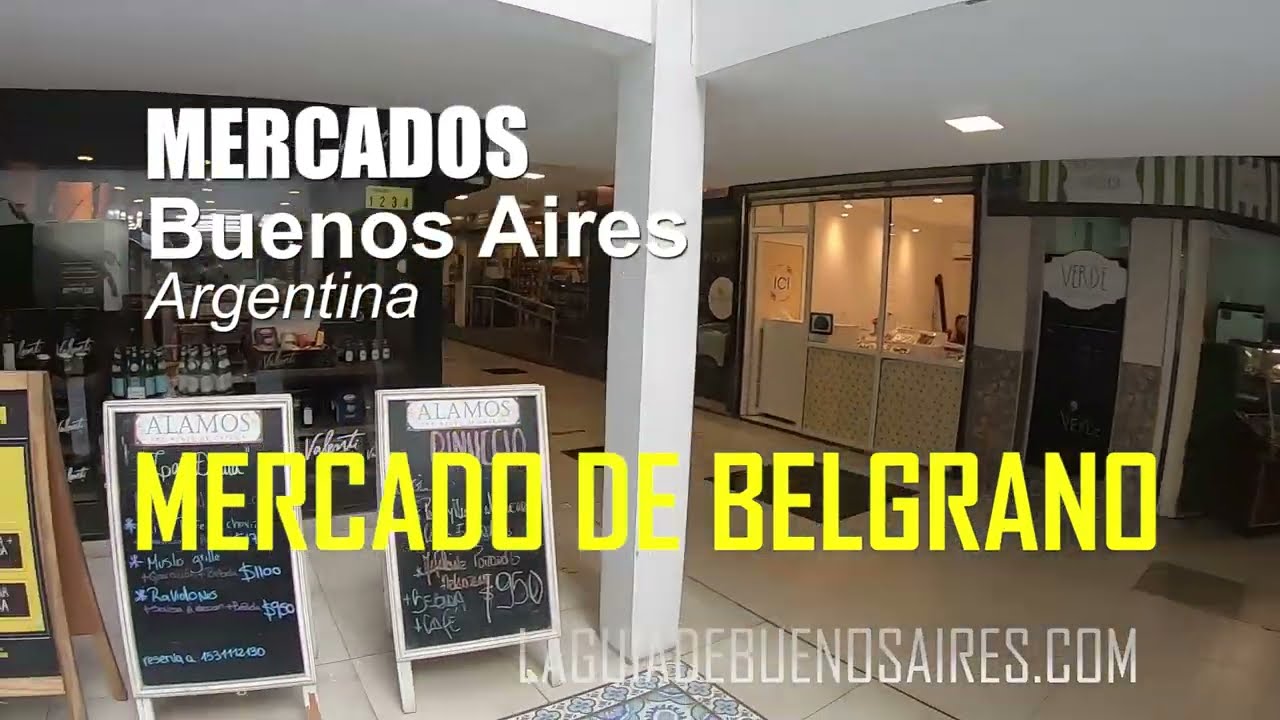 Recorremos el mercado de Belgrano