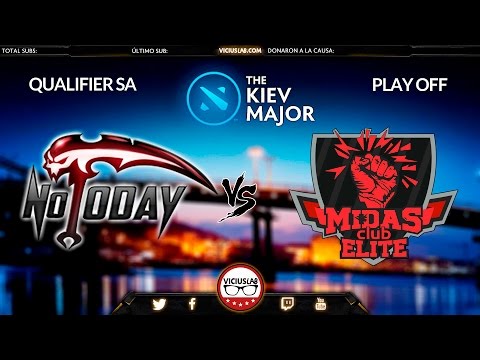 NOT TODAY vs MIDAS CLUB ELITE - 3 - SA QUALIFIER - MAJOR de KIEV - Viciuslab