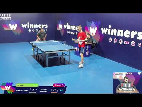 Paukov Vadym - Leonenko Aleksandr WINners CUP Table Tennis 8 15.12.2020 10:15