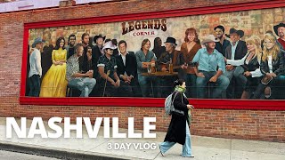 3 DAYS IN NASHVILLE VLOG: The Bluebird Cafe, Broadway Bars, Hot Chicken, Ryman Auditorium, 12 South