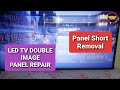 How to Fix LG 43" 4K UHD LED TV Display Problem|Panel short Removal|VGH VGL short|Double image Fix