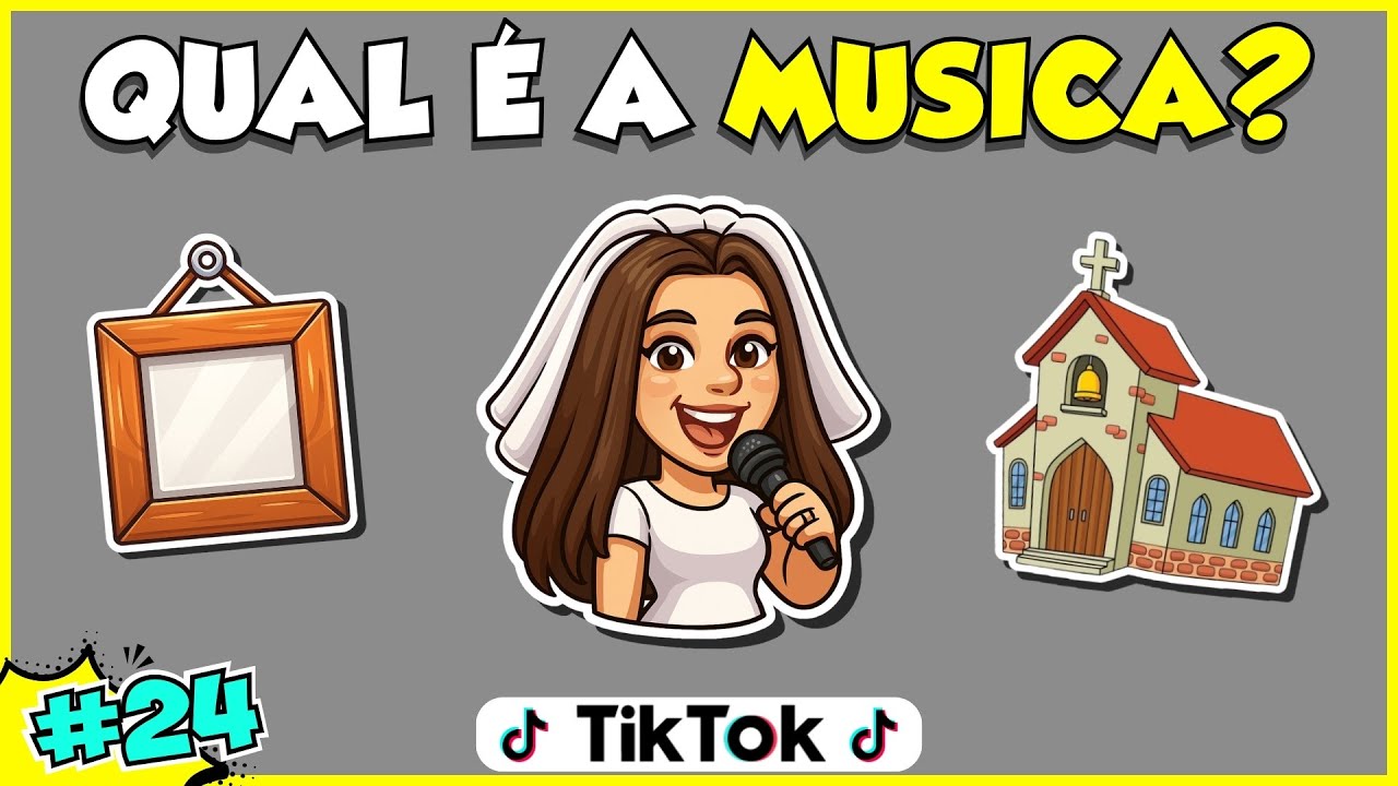 ADIVINHE A MUSICA DO TIKTOK COM EMOJIS 🩷💜 Super Quiz Musical OUTUBRO 2024