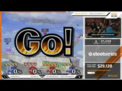 STR 2016 SSBM - DJ Nintendo & The Moon Vs. Chillindude & Nintendude Smash Melee Doubles WQ