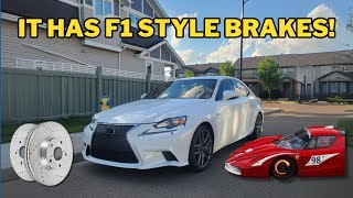 Changing the Front Brakes on this Lexus IS350 F Sport