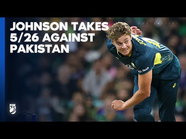 Johnson RIPS through Pakistan to seal T20 series win! | Australia v Pakistan – 2nd T20 Highlights