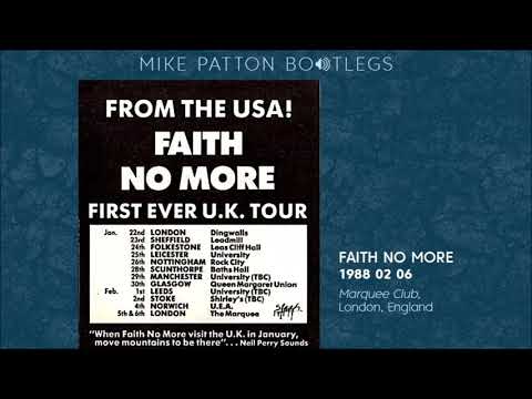 1988/02/06 Faith No More - Marquee Club, London, England (Chuck Mosley vocal)