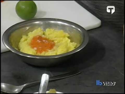 Cocina en Casa: Causa de papa andina con langostino en salsa anticuchera