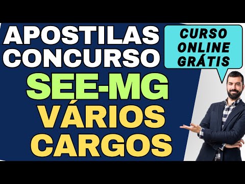Todas as Apostilas do SEE-MG Grátis Curso Online