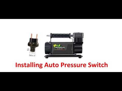 Air Pressure Switch Install on Portable Air pump