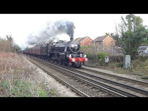 Stanier Black 5 No. 45212 at Walmer 22nd December 2017