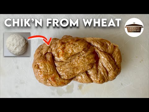 Washed Flour Seitan Recipe from Start to Finish | Viral TikTok Vegan Chicken