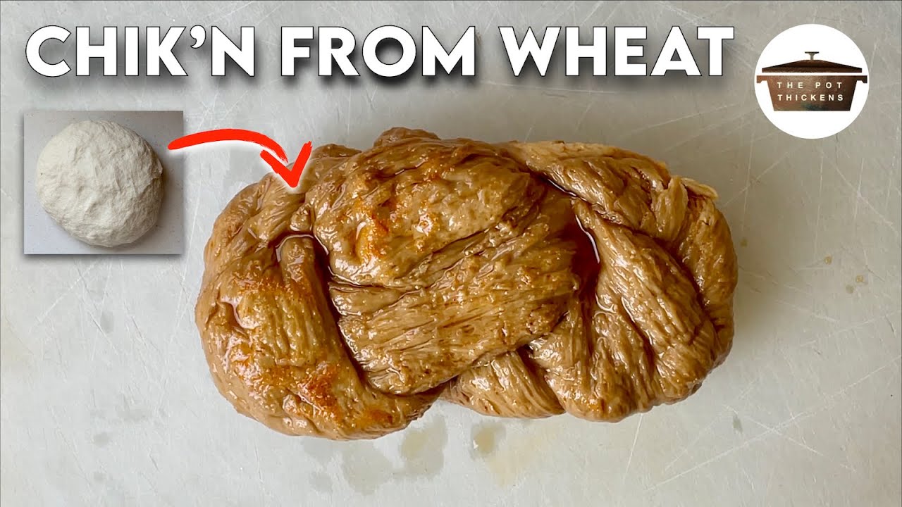 Washed Flour Seitan Recipe from Start to Finish | Viral TikTok Vegan Chicken - YouTube