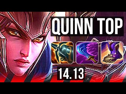 QUINN vs HEIMERDINGER (TOP) | 8/0/6, 6 solo kills, Rank 8 Quinn, Legendary | NA Grandmaster | 14.13