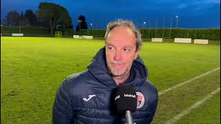 LE PAROLE DI MISTER MAURO ZIRONELLI AL TERMINE DI CJARLINS MUZANE-BASSANO