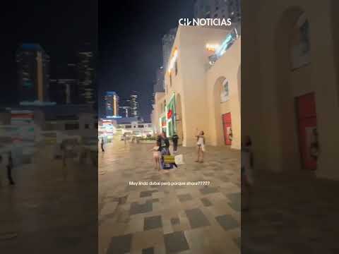 Chilena grabó el ataque de misiles iraníes en Dubái: 