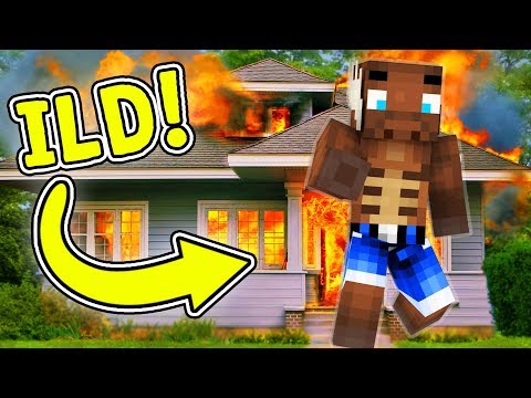 MIT HUS BRÆNDER! - Minecraft Invasionen #1
