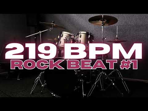219 BPM - Rock Drum Beat - Loop 1